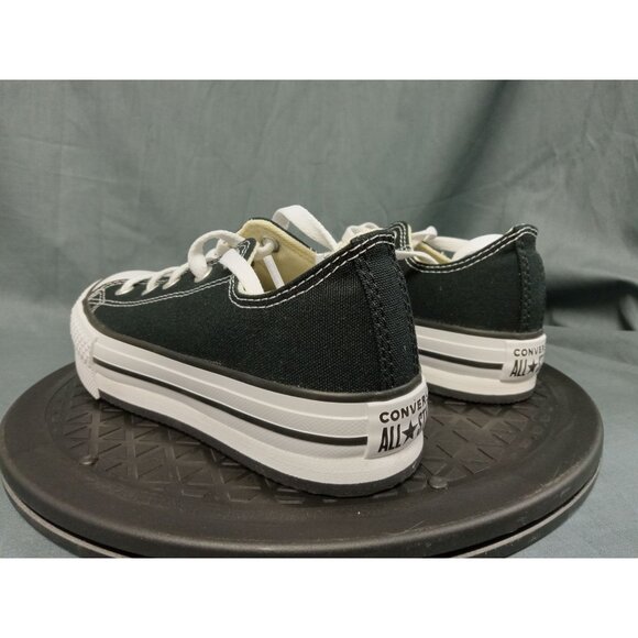 Converse Kids Chuck Taylor All Star Low Top Black White Size 2 BRAND NEW NO BOX! - Picture 6 of 11